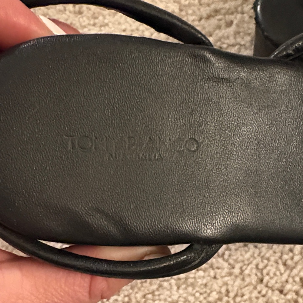 Tory Sandal Black Platform Sandals - Picture 2 of 5